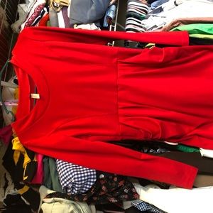 Dress red xs